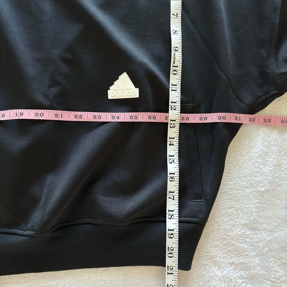 Adidas Black Full Zip Cropped Track Jacket--NWT--4X - Picture 15 of 15